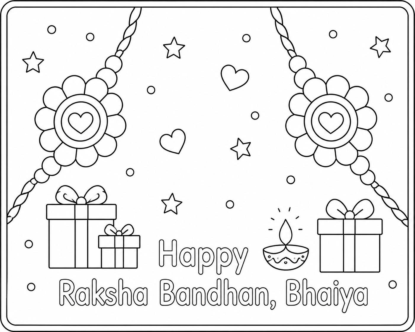 Rakhi Greeting Card for Bhaiya